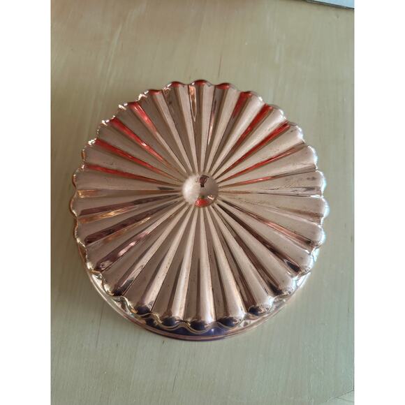 Copper Flower Pie Mold   Made in Germany - Picture 1 of 2